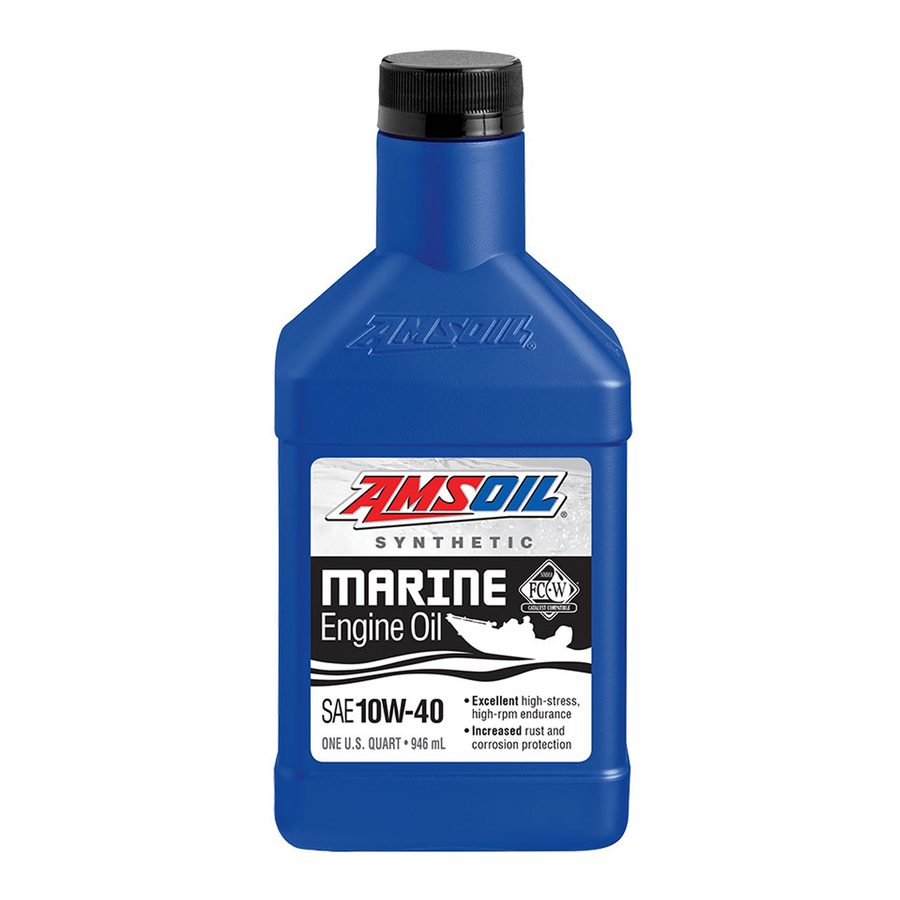 AMSOIL 10W-40 100% Synthetic Marine Engine Oil