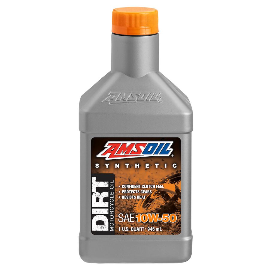 AMSOIL 10W-50 100% Synthetic Dirt Bike Oil