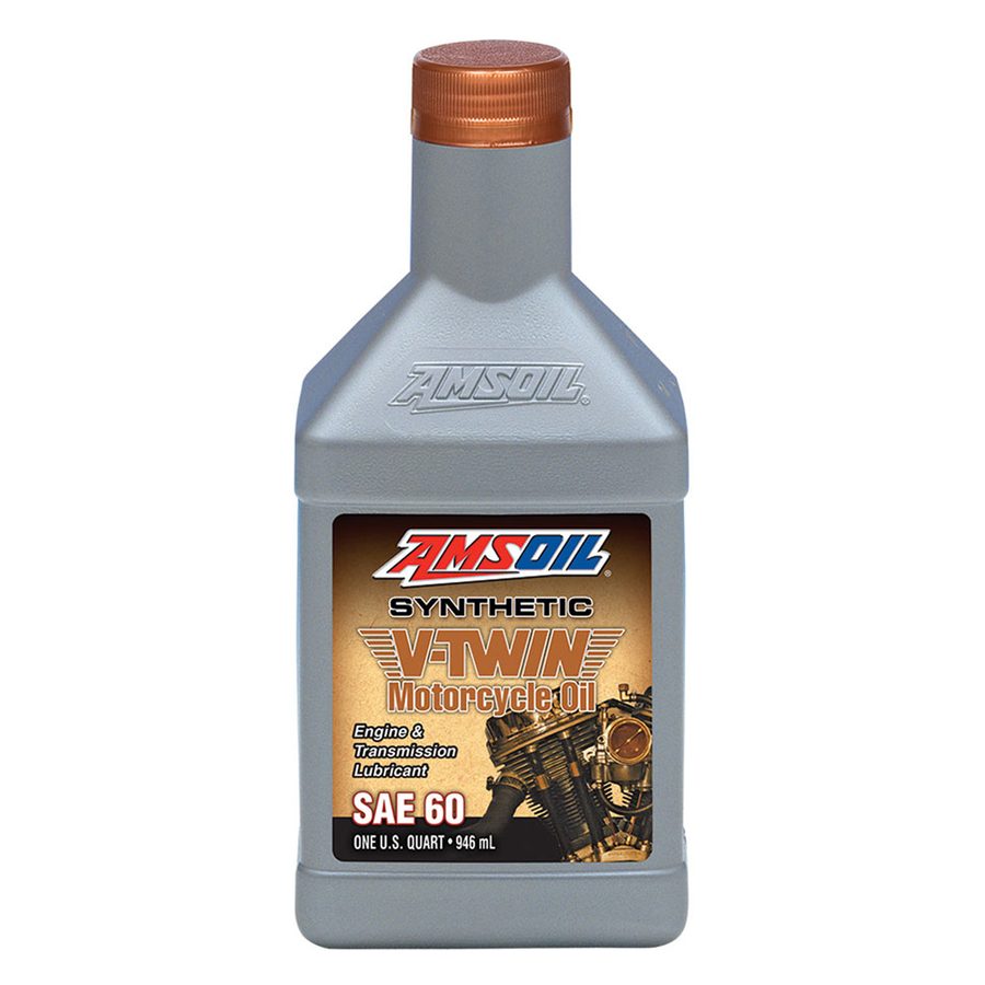 AMSOIL SAE 60 100% Synthetic V-Twin Motorcycle Oil